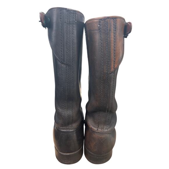 Vintage 1981 West German Military Brown Sea Jackboots Size 11 Wide main image 6